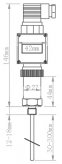 數(shù)字顯示器插入類型溫度變送器